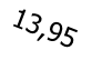 13,95
